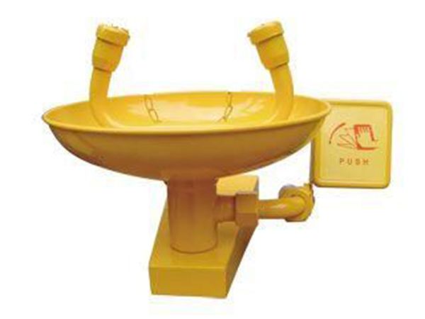 不銹鋼+ABS掛壁式排空防凍洗眼器PA03-D
